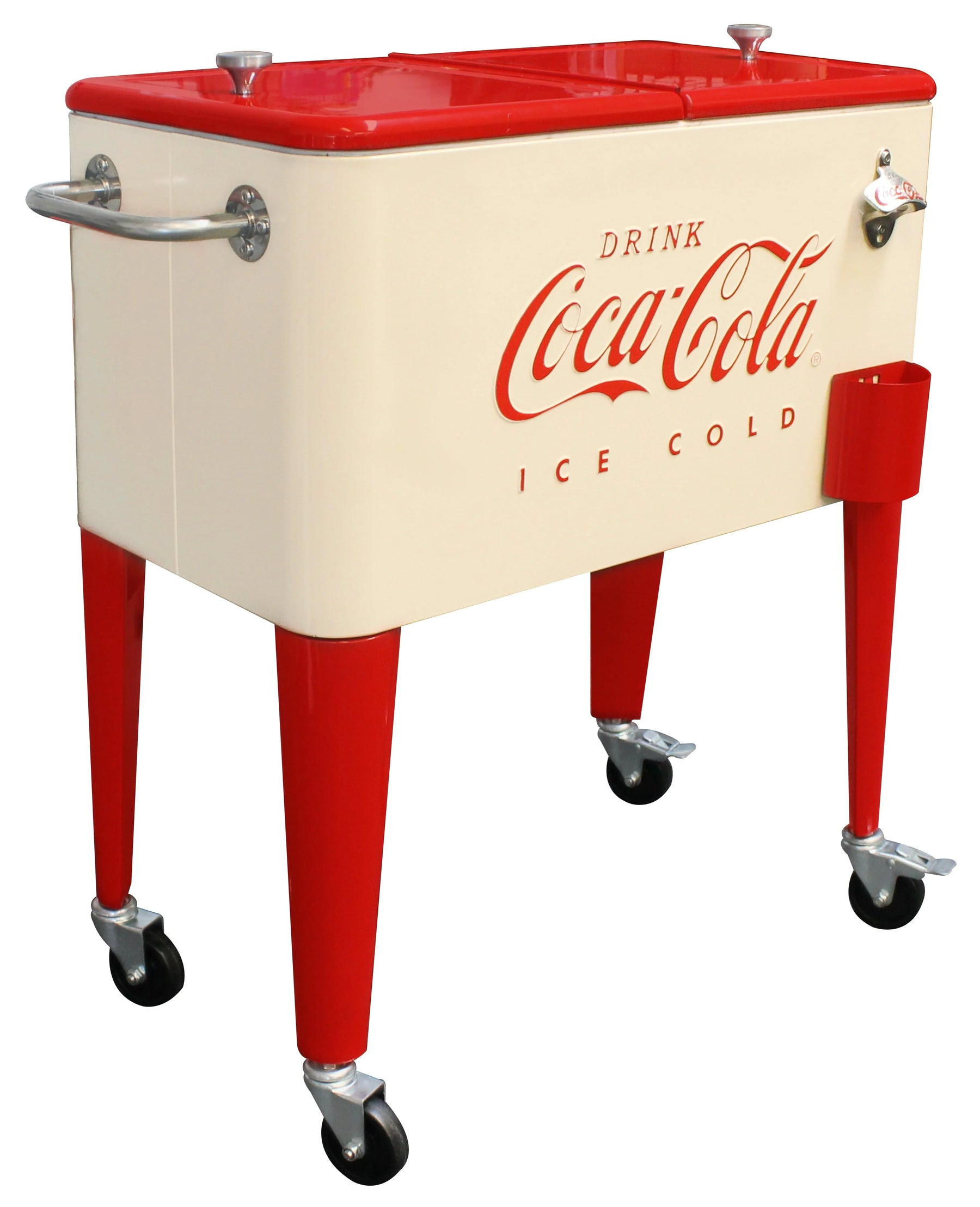 Leigh Country Licensed Coca - Cola Series CP 98111 Metal 60 Qt Outdoor Patio Cooler